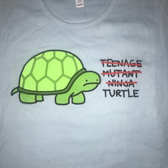 Natalie Dee "Just a regular turtle" T-Shirt - Picture 2 of 3